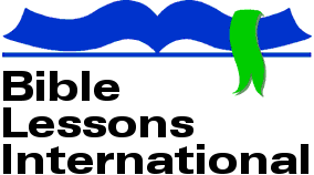 Bible Lessons International open Bible logo